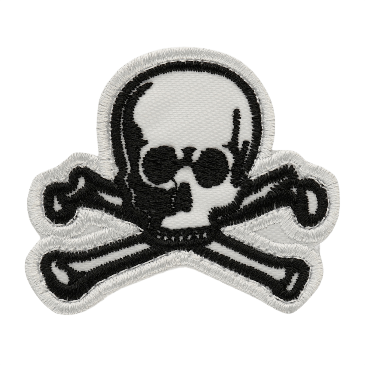 M-Tac Patch Old Skull Velcro taktinen tekstiilipatch 3D-efektillä ja kallokuvio, sopii taisteluun ja vapaa-aikaan