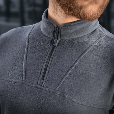 M-Tac Delta Polartec -fleece-takki, puolivetoketjullinen, valmistettu Polartec® Micro Series -fleecestä.