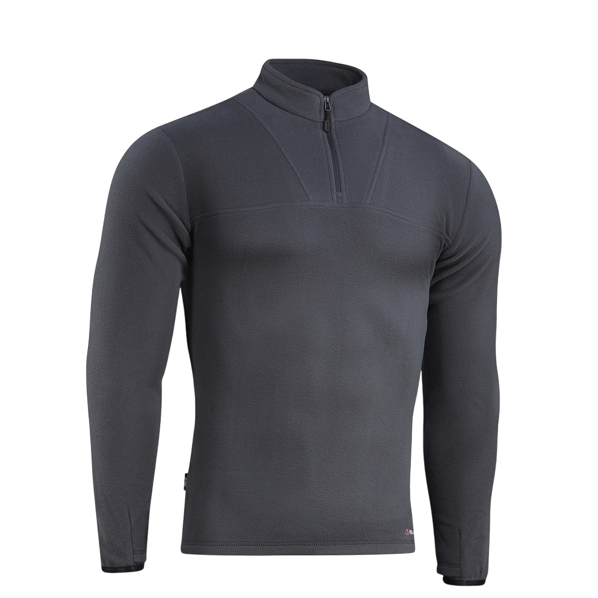 M-Tac Delta Polartec -fleece-takki mustana, Polartec® Micro Series -fleecestä, puolivetoketjulla.