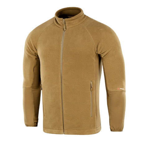 M-Tac Polartec Sport Fleecejakke ruskeana, käytännöllinen fleecetakki ulkokäyttöön, valmistettu lämmöneristävästä Polartec® 200 Series -materiaalista