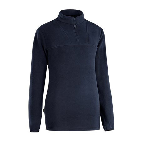 M-Tac Delta Polartec -naisten fleece-takki sinisenä, eristävä ja miellyttävä fleece kylmiä päiviä varten, valmistettu Polartec® Micro Series -polyesteristä.
