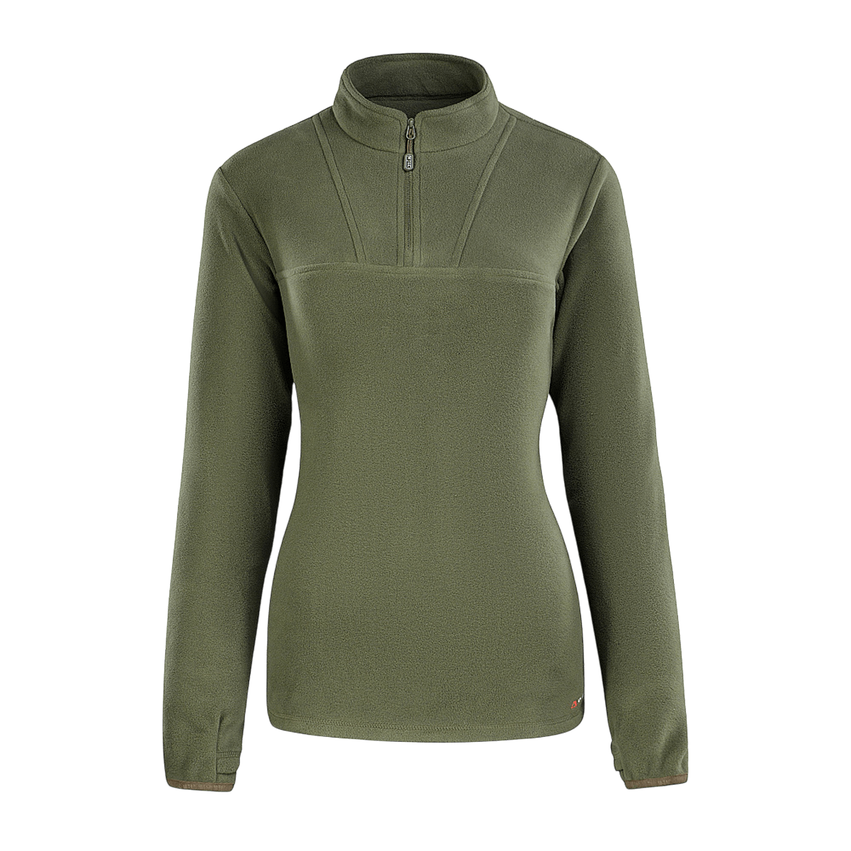 M-Tac Delta Polartec -naisten fleece-takki oliivinvihreänä, mukava ja lämmin, ihanteellinen kylmiin päiviin.
