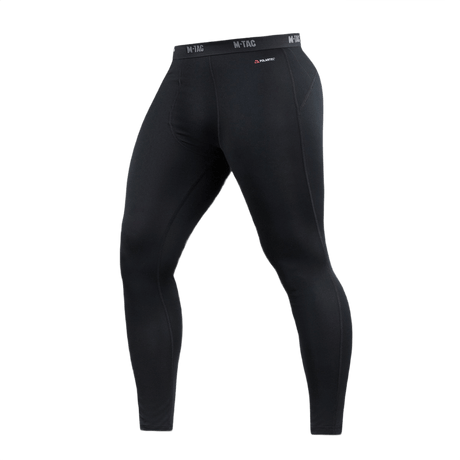 M-Tac Level I Polartec Thermal -housut miehille mustina, valmistettu Power Dry® -materiaalista, täydellinen baselayer talviaktiviteetteihin.
