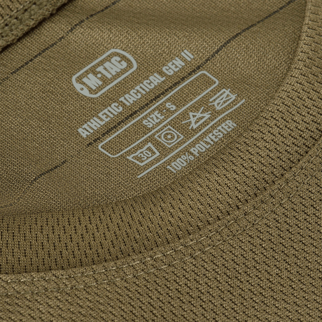 M-Tac Athletic Tactical Gen.II T-shirt – toiminnallinen t-paita koko small, valmistettu korkeateknisestä polyesterimateriaalista.