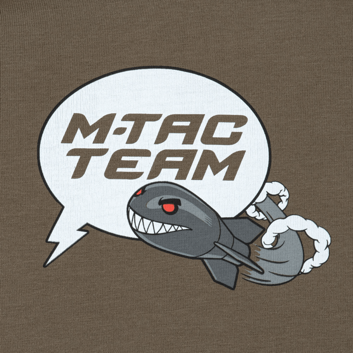 M-Tac T-Shirt Comics Drone Girl luovalla drone-printillä sarjakuvatyylissä ja tekstillä 'M-TAC TEAM'. Kunnioittaa ukrainalaisia drone-operaattoreita.
