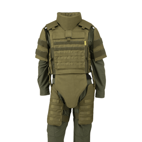 Anorak Niobium® Tactical II – full set, moniuhkainen pehmeä kehonpanssari suojaa ampuma-aseilta, veitsiltä ja teräaseilta.