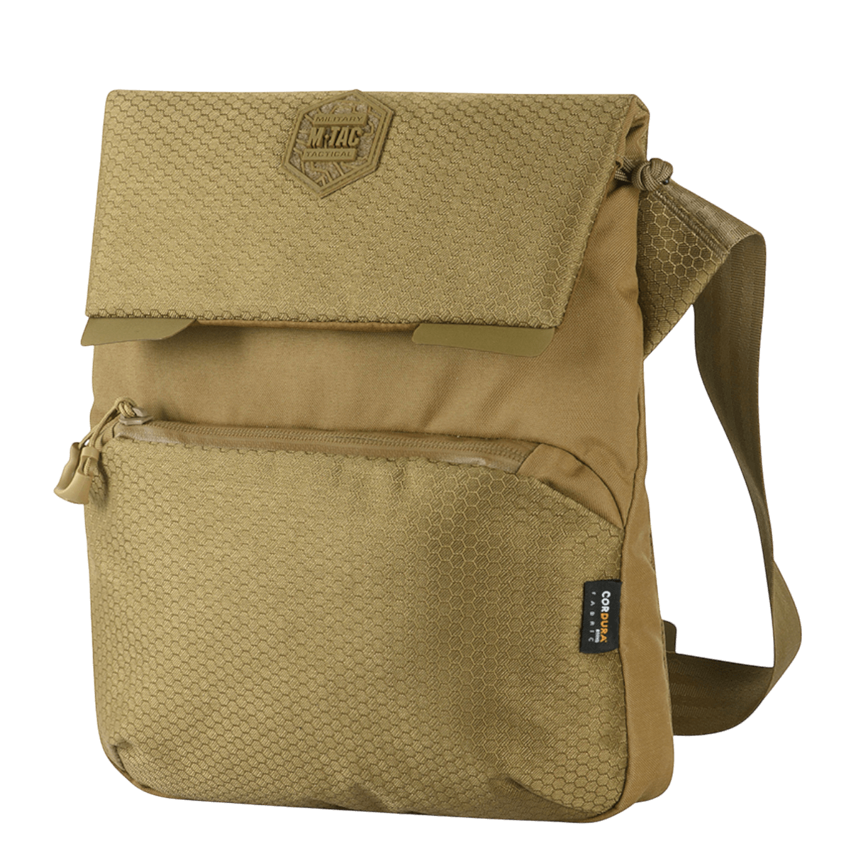 M-Tac Konvert Taske Elite Cordura-materiaalia, säädettävä olkahihna ja magneettikiinnitys. Sopii monipuoliseen käyttöön ja mukavuuteen.