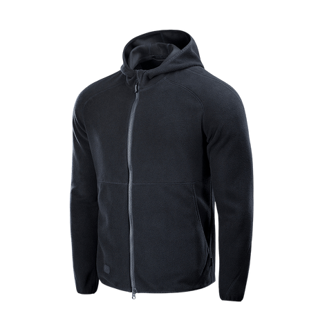 M-Tac Lite Microfleece Hættetrøje mustana, kevyt ja toiminnallinen joustavalla verkkomaisella rakenteella arjen ja ulkoilun mukavuuteen