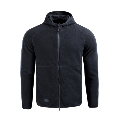 M-Tac Lite Microfleece Hættetrøje mustana, kevyt ja joustava mikrofleece-huppari hupulla ja joustavalla reunuksella liikkuvuuteen ja mukavuuteen