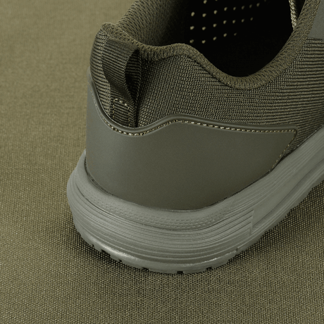 M-Tac Summer Light Sneakers takaosa, näyttää kumavahvikkeen ja EVA-pohjan kestävyydelle ja pidolle.