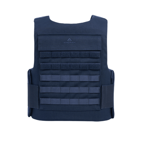 Anorak Duty III-M Cover ergonomisella muotoilulla ja PALS-silmukoilla poliiseille ja rannikkovartiostolle, ihanteellinen toiminnallisuuteen ja suojaan.