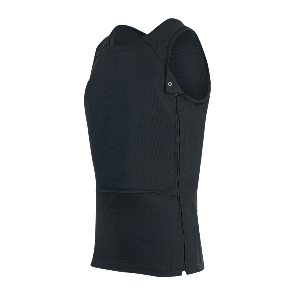 Anorak Rhodium® Undershirt II pehmeä suojaliivi, korkea piilotettavuus, NIJ 0101.06 taso Level IIIA veitsisuoja, musta.