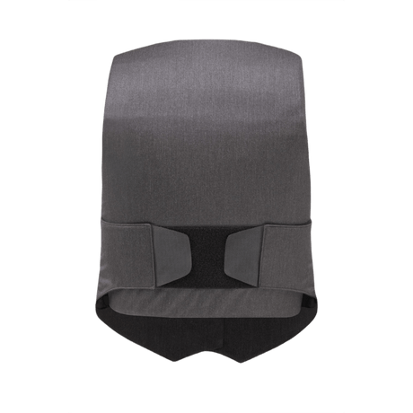 Anorak Rhodium® VIP I pistos- ja luotiliivi, harmaa, tarrakiinnitys, etukuva.