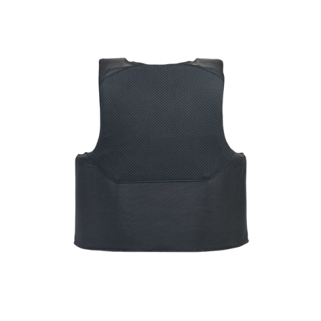 Anorak Concealable I Cover mustana, matala profiili ja Coolmax®-mesh maksimaaliseen mukavuuteen ja piilotettuun kantoon.