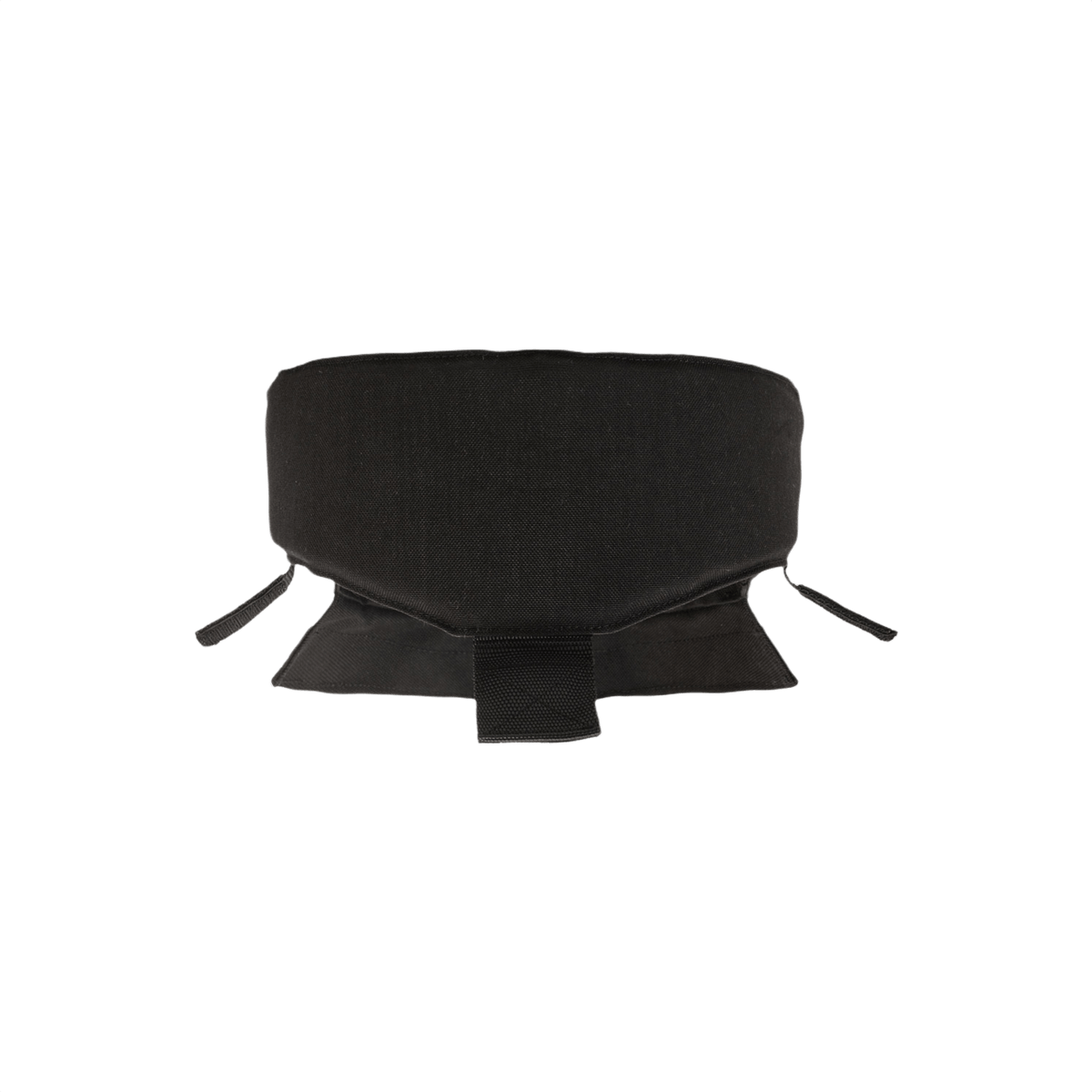 Anorak Titanium® Neck/Throat Protector I pehmeä panssari niska- ja kurkkusuojaukseen, kiinnitetään hook-and-loop -järjestelmällä, musta malli