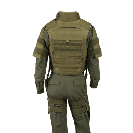Anorak Titanium® Tactical II - full set takakuva, Level IIIA-suojattu pehmeä vartalosuojaliivi erikoisjoukoille