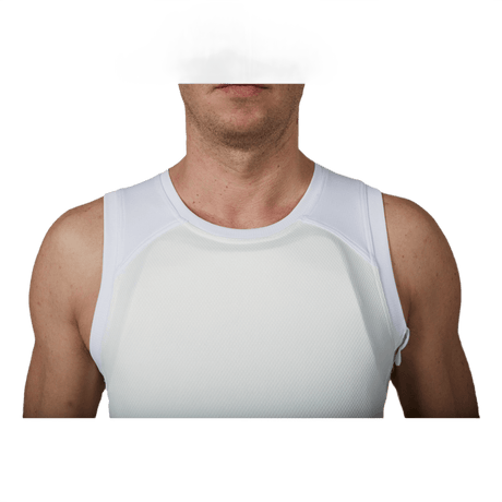 Pistosuojaliivi Anorak Topaz® Undershirt maksimaaliseen Level 1 -suojaan ja korkeaan piilotettavuuteen paitojen alla.