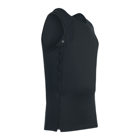Anorak Undershirt II Cover musta sivuaukaisujärjestelmällä ja antibakteerisella kangasteknologialla, suunniteltu maksimaaliseen piiloutumiseen ja mukavuuteen.