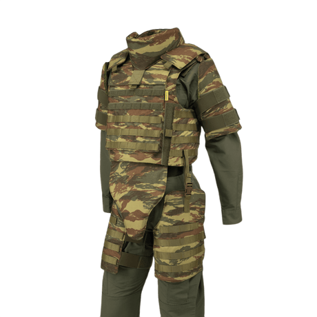Anorak Chromium® Tactical II – täysi sarja pehmeää panssariliiviä, NIJ Level IIIA -suojaus, kestävä muotoilu erikoisjoukoille, maastokuvio.