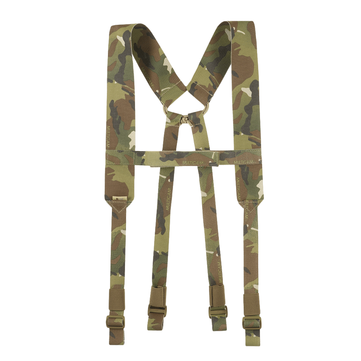 M-Tac Elite -taktisen vyön olkahihnat, maastokuvio, tiheä MIL-SPEC-webbing, säädettävä pituus, galleria, sijainti 1