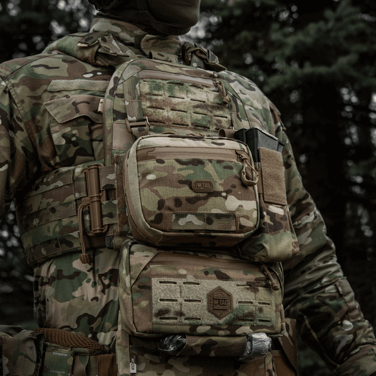 M-Tac organizer pouch Elite, multicam-materiaali, NIJ-sertifiointi, taktiseen EDC- ja ensiapusäilytykseen, galleria, sijainti 1