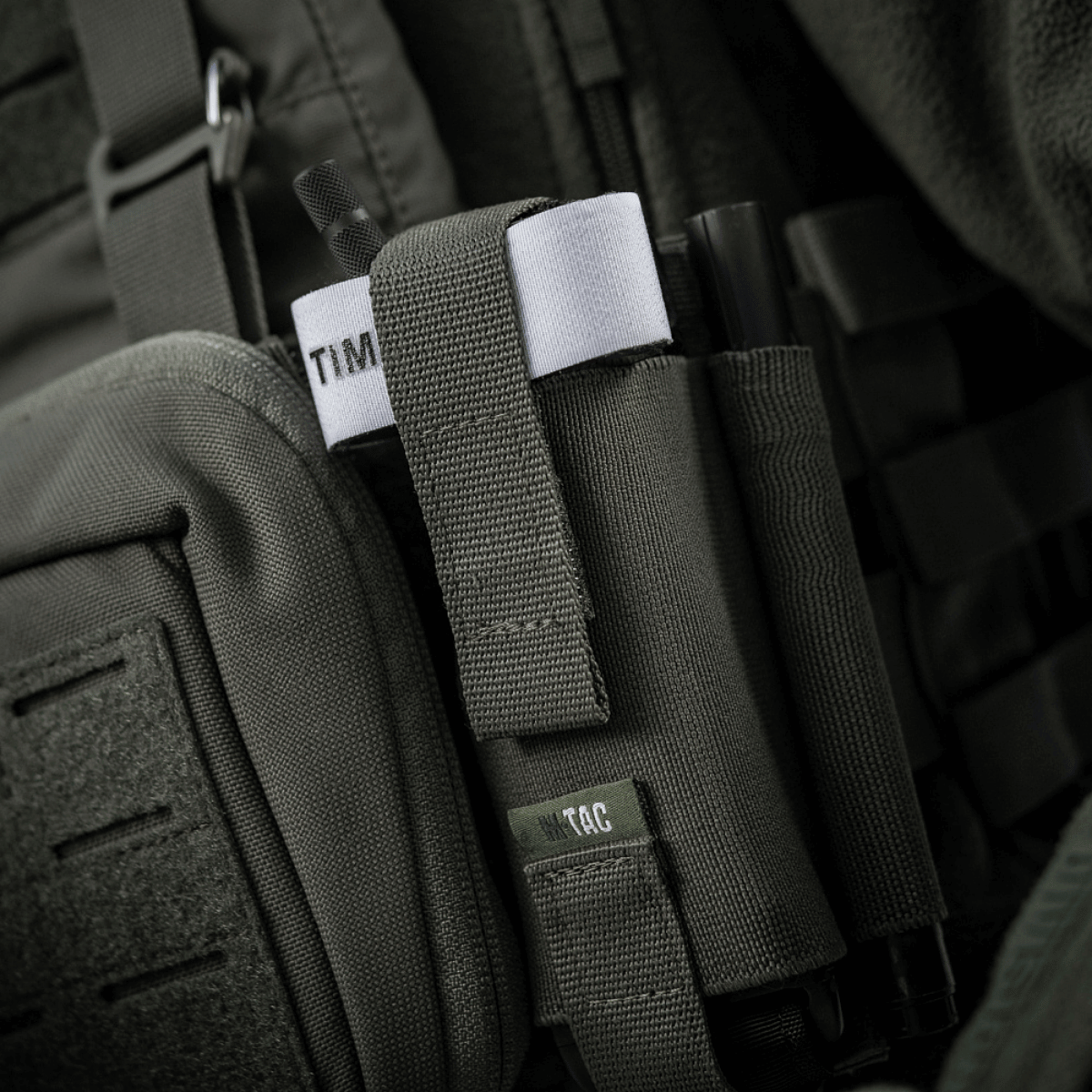 M-Tac Elastinen tourniikkipidike Gen. III kestävästä Cordura 500D:stä, NIJ-sertifioitu, taktinen säilytys, lähikuva, galleria, sijainti 1