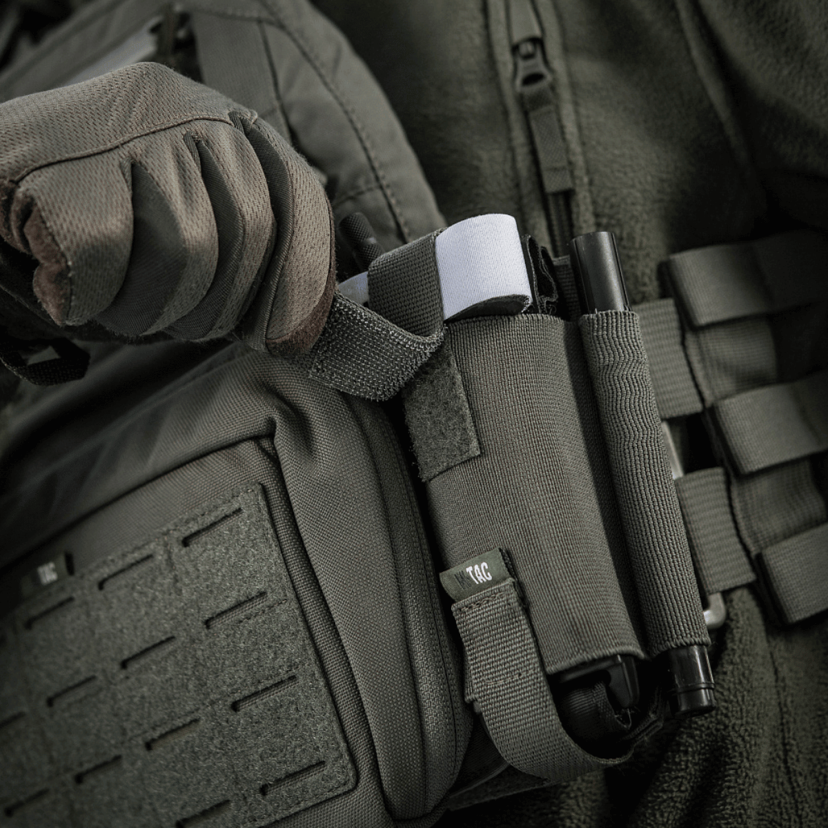 M-Tac Elastinen tourniikkipidike Gen. III kestävästä Cordura 500D:stä, NIJ-sertifioitu, taktinen kiinnitys, galleria, sijainti 1