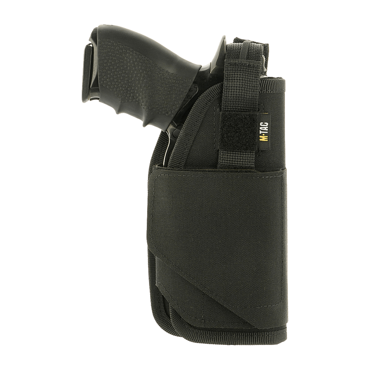M-Tac Universal Taktisk Hylster Elite Højre, Cordura 500D ja yhteensopiva Glock 17:n kanssa, vyössä MOLLE-liitännän kautta.