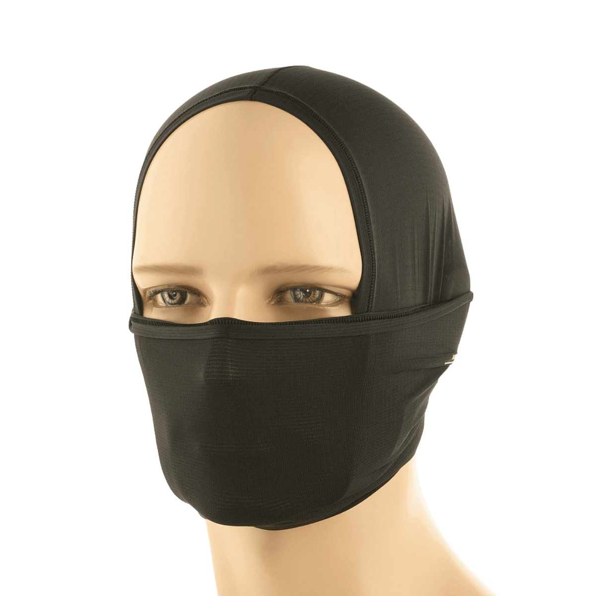 M-Tac Polartec Vent Tube Scarf kasvomaskina valmistettu kosteutta siirtävästä Polartec® Power Dry® -materiaalista, mallinuken päällä