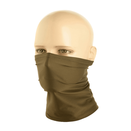 M-Tac Polartec Vent Tube Scarf ruskeana, monikäyttöinen kaulahuivi tai kasvomaski, valmistettu kosteutta siirtävästä Polartec®-materiaalista