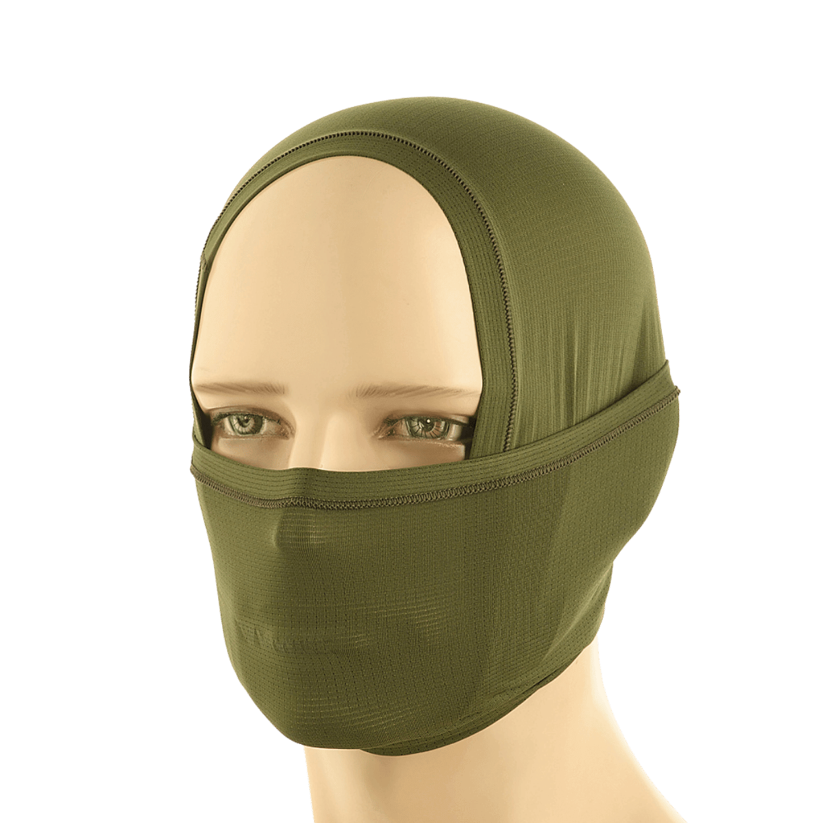 M-Tac Polartec Vent Tube Scarf mallinuken päällä vihreänä, monikäyttöinen kaulahuivi ja kasvomaski, kosteutta siirtävä ja nopeasti kuivuva materiaali
