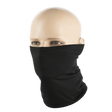 M-Tac Tube Scarf Polartec Power Grid, musta mallinukella, lämmin kauluri tuulelta ja kylmältä, monikäyttöinen kasvomaskina tai otsapantana.