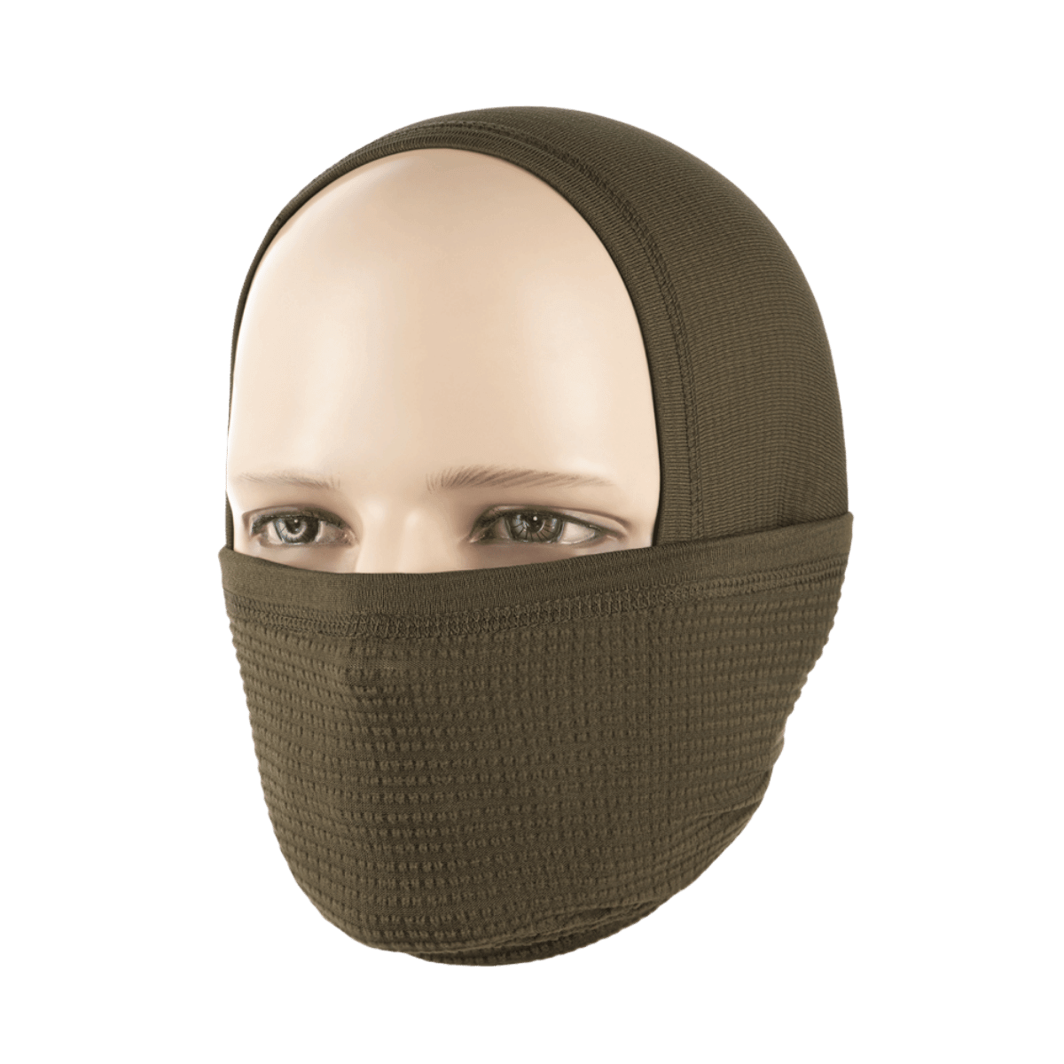M-Tac Tube Scarf Polartec Power Grid kestävä ruskea kauluri, talvivaruste kasvojen ja kaulan suojaamiseen kylmältä ja tuulelta.