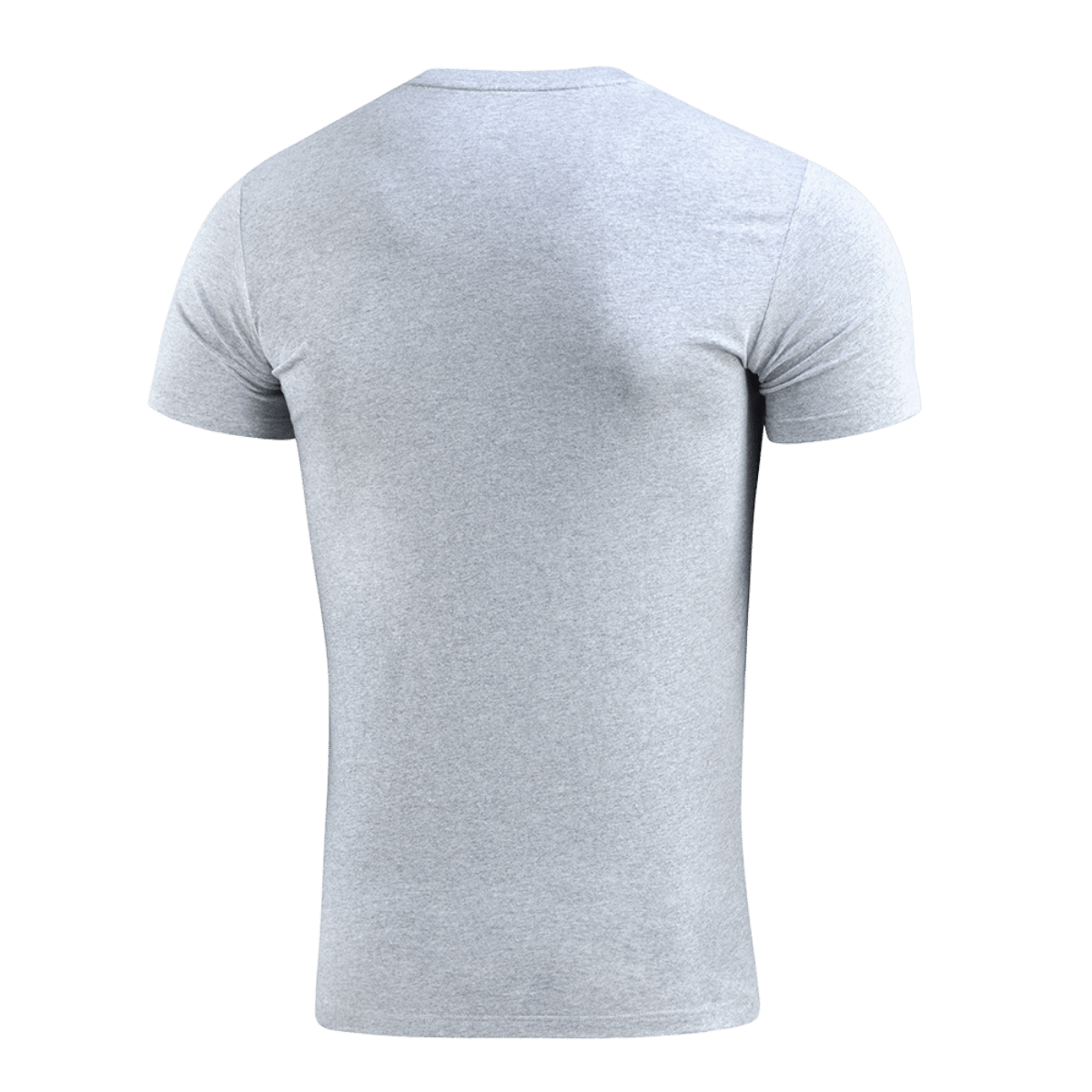 M-Tac T-Shirt 93/7 Summer vaaleanharmaana, takaa nähtynä. Mukava ja hengittävä materiaali, ihanteellinen kesälle.