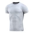 M-Tac T-Shirt 93/7 Summer vaaleanharmaana, puuvillaa ja elastaania mukavuutta varten kesällä.