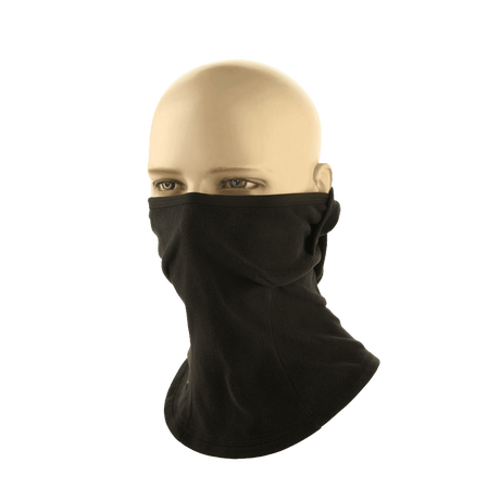 M-Tac Balaclava Elite Fleece Polartec mustana ninja‑tyylissä, valmistettu kestävästä Polartec® Micro Series -fleecepista lämmöneristystä varten.