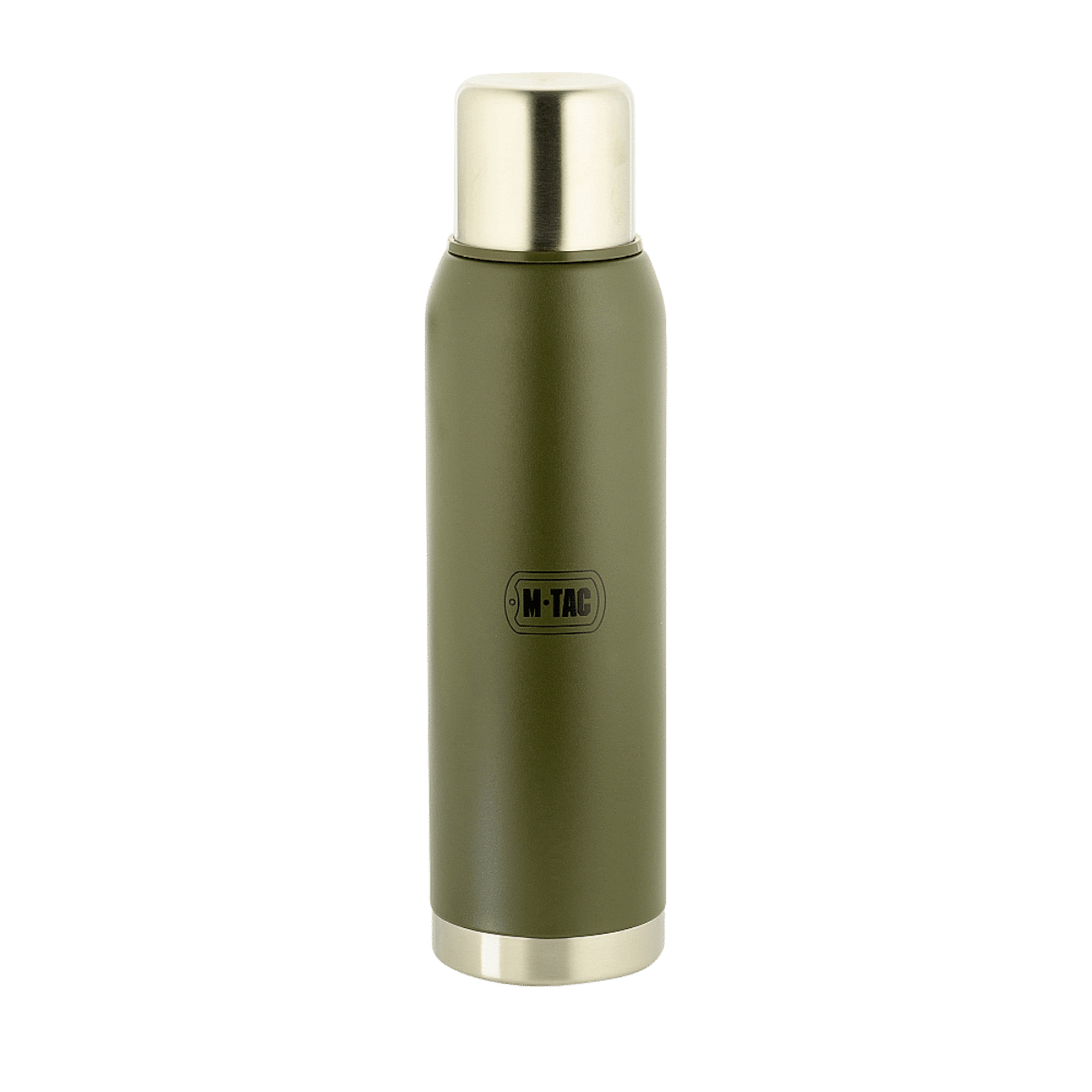 M-Tac Termospullo Type 2 - 1.3L ruostumatonta terästä retkeilyyn, kalastukseen ja piknikille, kaksiseinäisellä tyhjiöeristyksellä 1 2