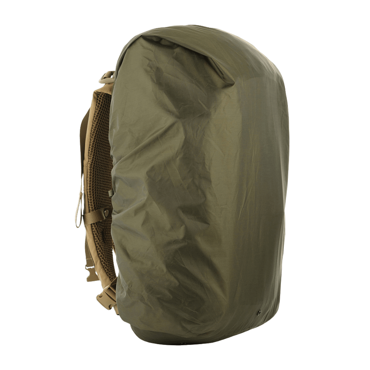 M-Tac Rygsækcover Large suojaa reppua sateelta ja lumelta. Vedenhylkivä nylon, sopii 60 L repuille. Sopii ulkoiluun ja sotilaskäyttöön.