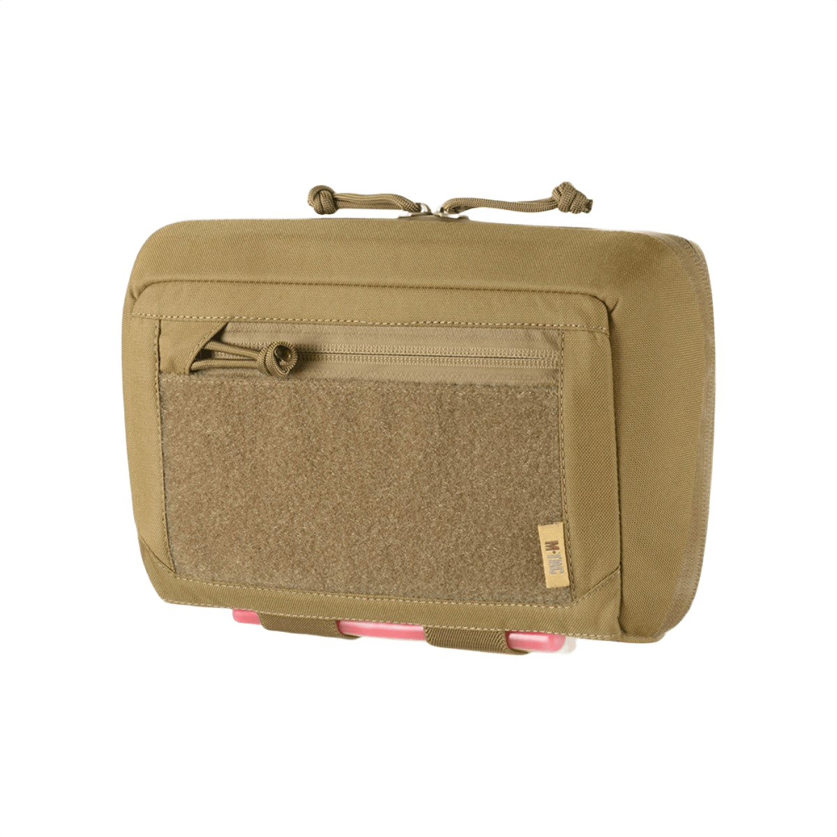 M-Tac Admin Pouch Large Elite Gen.II Cordura 500D:stä AquaGuard-vetoketjulla ja Velcro-paneelilla patcheille ja lisätarvikkeille.