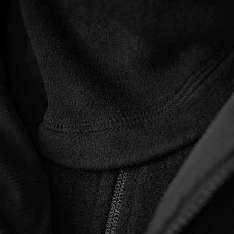 Lähikuva M-Tac Anatomisk Snood Justerbar Elite Fleece (320 g/m²), näyttää tiiviin fleece-tekstuurin.