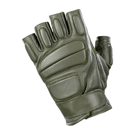 M-Tac Fingerløse Handsker Assault Tactical Mk.1 nahkaa, nyrkkatyynyillä ja säädettävällä velcrolla aseenkäsittelyyn