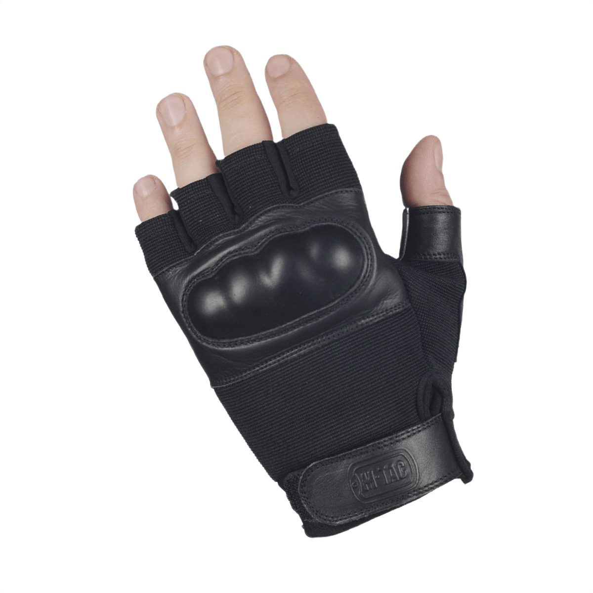 M-Tac sormiottomat hanskat Assault Tactical Mk.4 aidosta nahasta ja säädettävällä velcro-mansetilla taktiseen käyttöön ja liukumattomaan otteeseen.
