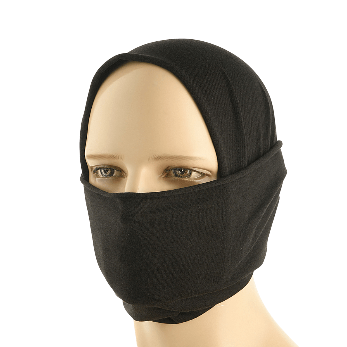 M-Tac Bomuld Tube Scarf käytetty balaclavana, monikäyttöinen 100% puuvillainen asuste.