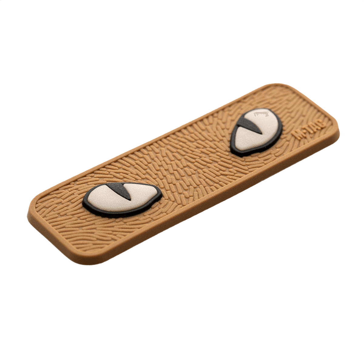 M-Tac Cat Eyes 3D PVC-patch heijastavalla designilla ja Velcro-kiinnityksellä, sopii sotilaallisiin ja ulkoilma-aktiviteetteihin.