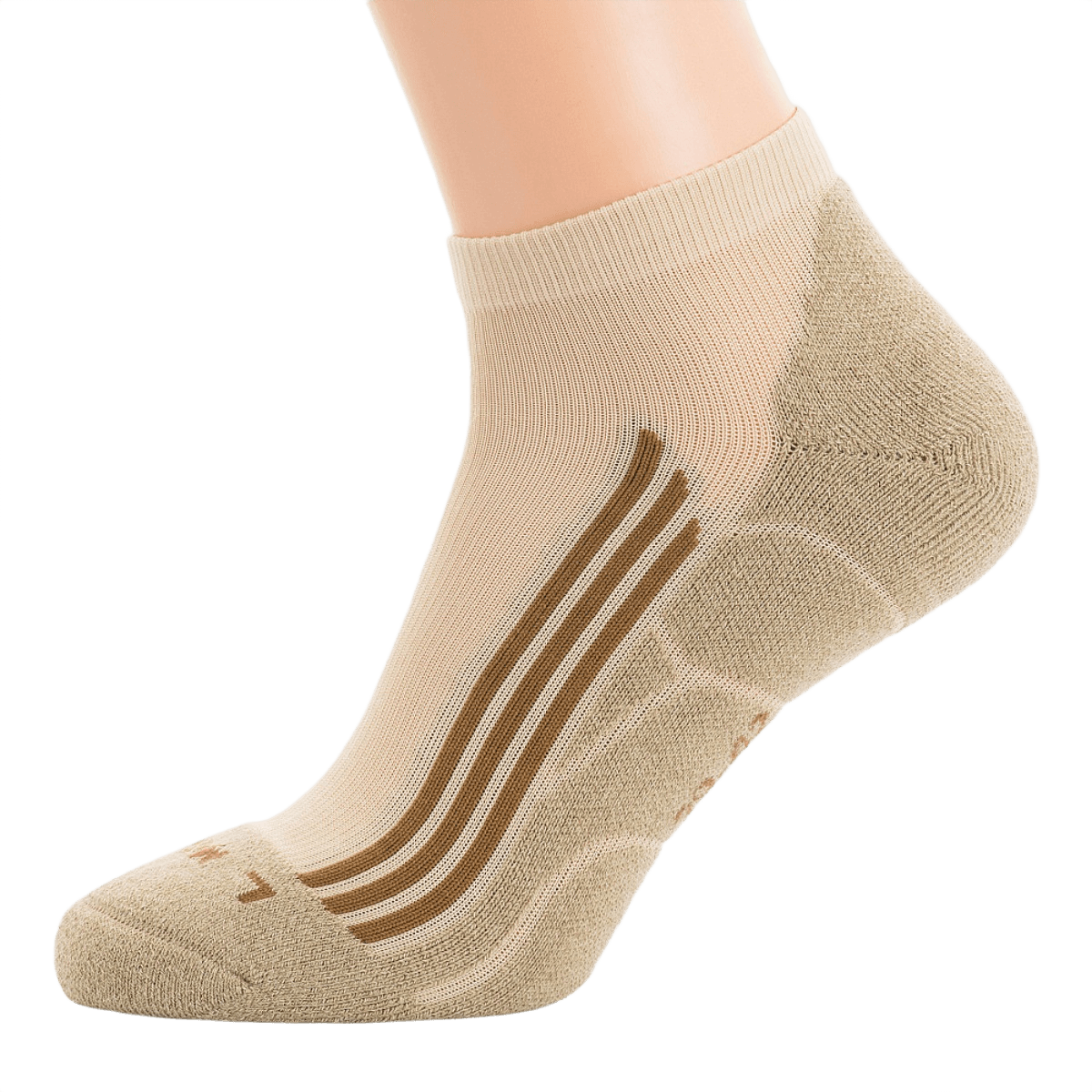 M-Tac Coolmax 35% Sokker Outdoor beigessä ulkoaktiviteetteihin, mukavat ja nopeasti kuivuvat anatomisella muotoilulla.