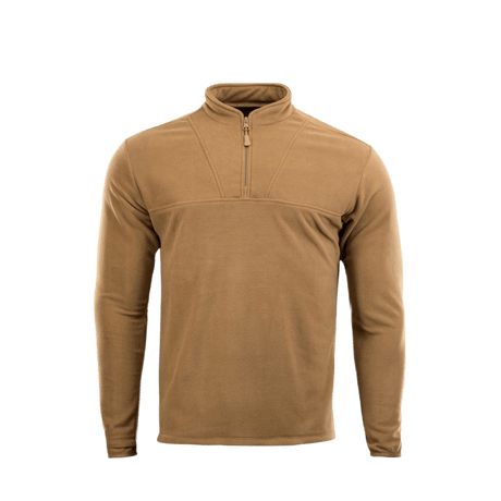 M-Tac Delta Fleece -takki vaaleanruskeana mukana peukalonreiät, ihanteellinen kylmään säähän ja ulkoiluun, valmistettu kevyestä ja lämpimästä fleece-materiaalista