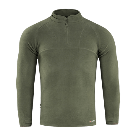 M-Tac Delta Polartec Raglan -takki vihreää fleeceä vetoketjulla, sopiva arkeen ja ulkoiluun, kestävä ja lämmin.