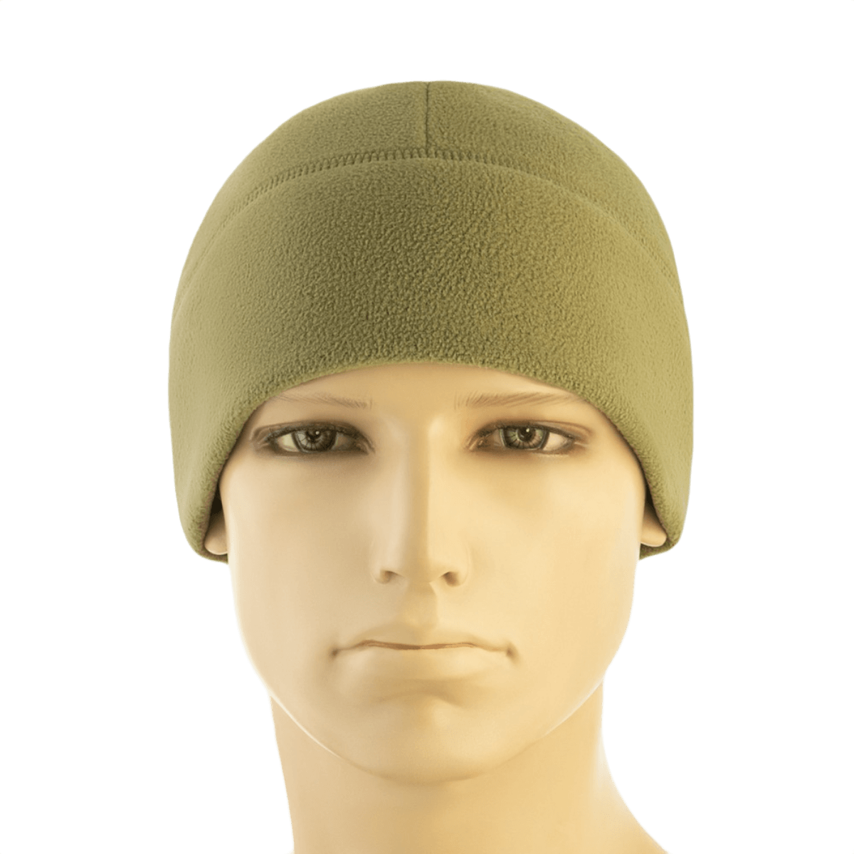 M-Tac Watch Cap Elite Fleece Beanie Hat vihreänä, ihanteellinen taktiseen käyttöön ja talveen, valmistettu 320 g/m² fleece-polyesteristä