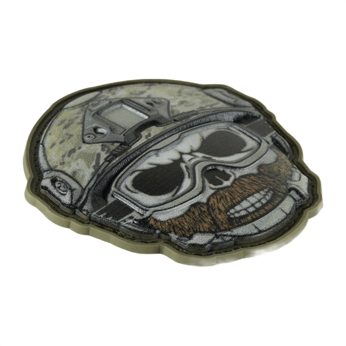 M-Tac Patch Emoji #4 PVC 3D-efektillä ja Velcro-kiinnityksellä, hauska moraalimerkki vaatteisiin, laukkuun tai varusteisiin, koko 6.5 x 6.5 cm.