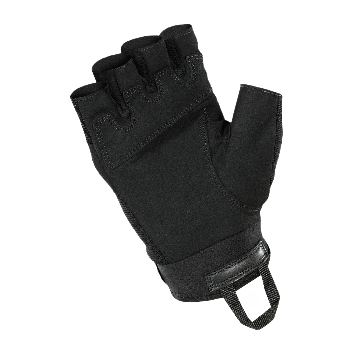 M-Tac sormiottomat hanskat Assault Tactical Mk.3 vahvistetulla kämmenellä ja velcro-kiinnityksellä, suunniteltu aseenkäsittelyyn.